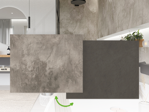 TWG SPA Nestis Nassraumplatte 0497 MT Stonehenge - 3340 IM Gypsum Marone