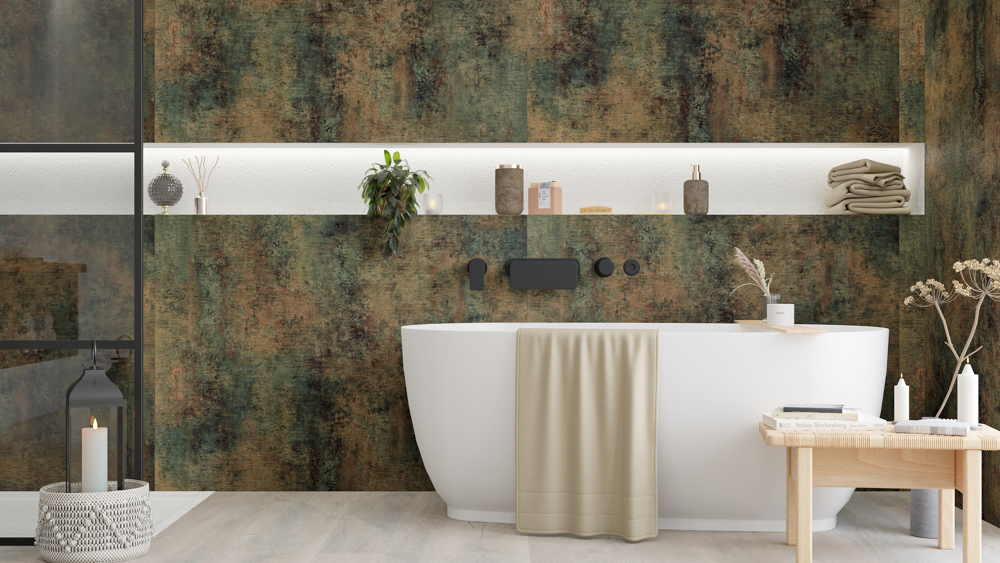 TWG SPA Nestis Nassraumplatte 0794 FH Patina Bronze - 2325 IM Gypsum Bronze – Bild 6