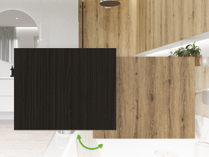 TWG SPA Nestis Nassraumplatte 4029 NI Eucalipto Dark - 4057 SU Canadian Oak