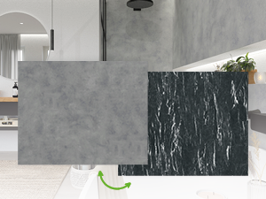 TWG SPA Nestis Nassraumplatte F 76001 ML Loftec - S 63028 SM Nero Portoro