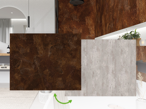 TWG SPA Nestis Nassraumplatte F 76026 CR Ceramico Rost - S 60036 SX Classic Beton