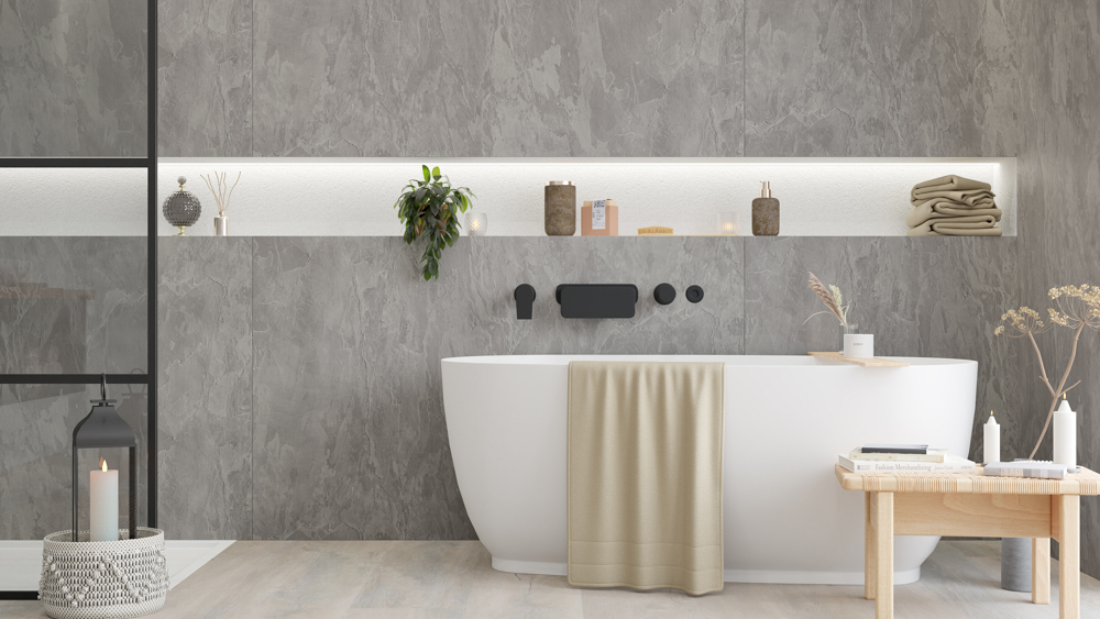 TWG SPA Nestis Nassraumplatte F 76110 SD Kito Bronze - S 64011 SD Deep Slate – Bild 9