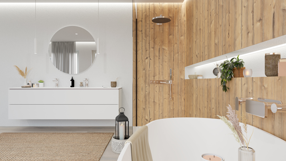 TWG SPA Nestis Nassraumplatte R 34033 NW Berg Esche - R 55008 RU Fichte Alpin Natur – Bild 8