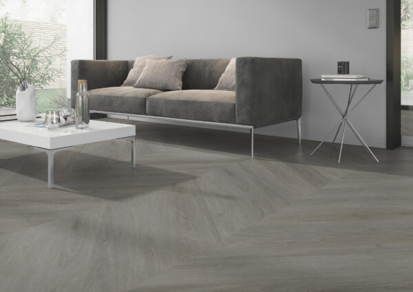 TWG Vinylboden Titan One 055 Chevron Gluedown English Oak Taupe – Bild 4