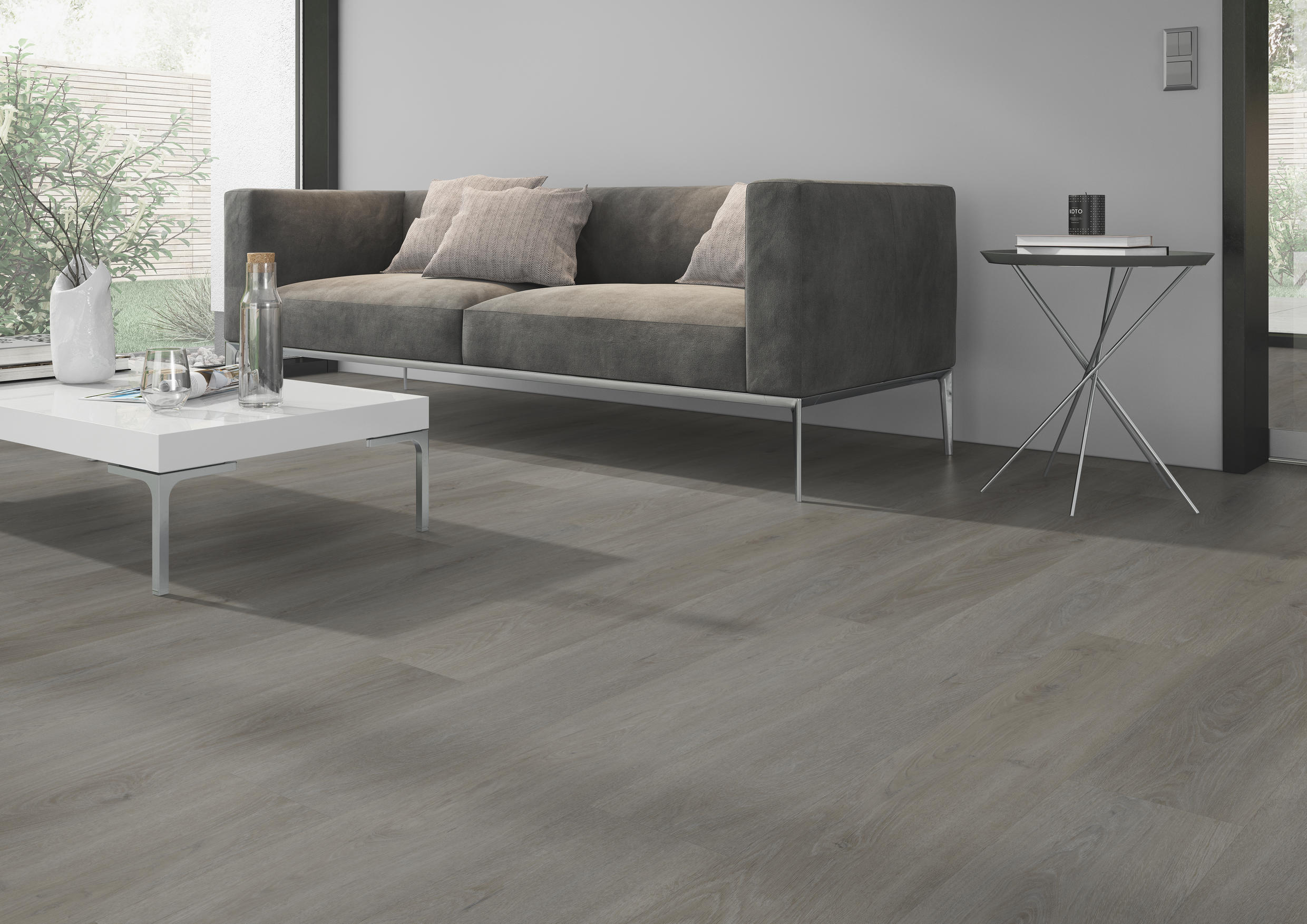 TWG Vinylboden Titan One 055 Rigid - Click English Oak Taupe – Bild 3