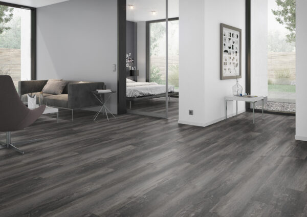 TWG Vinylboden Titan One 055 Rigid - Click Smoked Pine Black – Bild 3